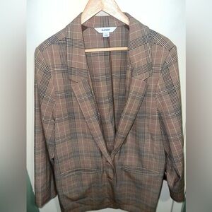Plaid women’s blazer